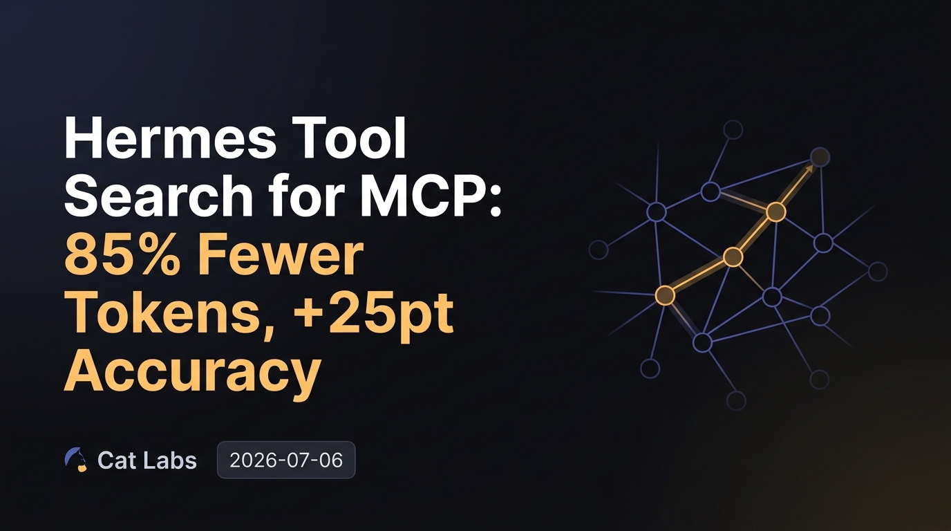 Hermes Agent Ships Tool Search for MCP: 85% Fewer Tool Tokens, 25-Point Accuracy Gain